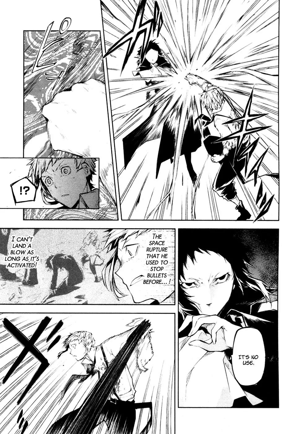 Bungou Stray Dogs Chapter 12 page 8 - Chapter 12: Rashomon and Tiger