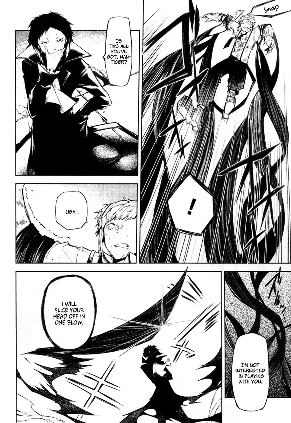 Bungou Stray Dogs Chapter 12 page 9 - Chapter 12: Rashomon and Tiger