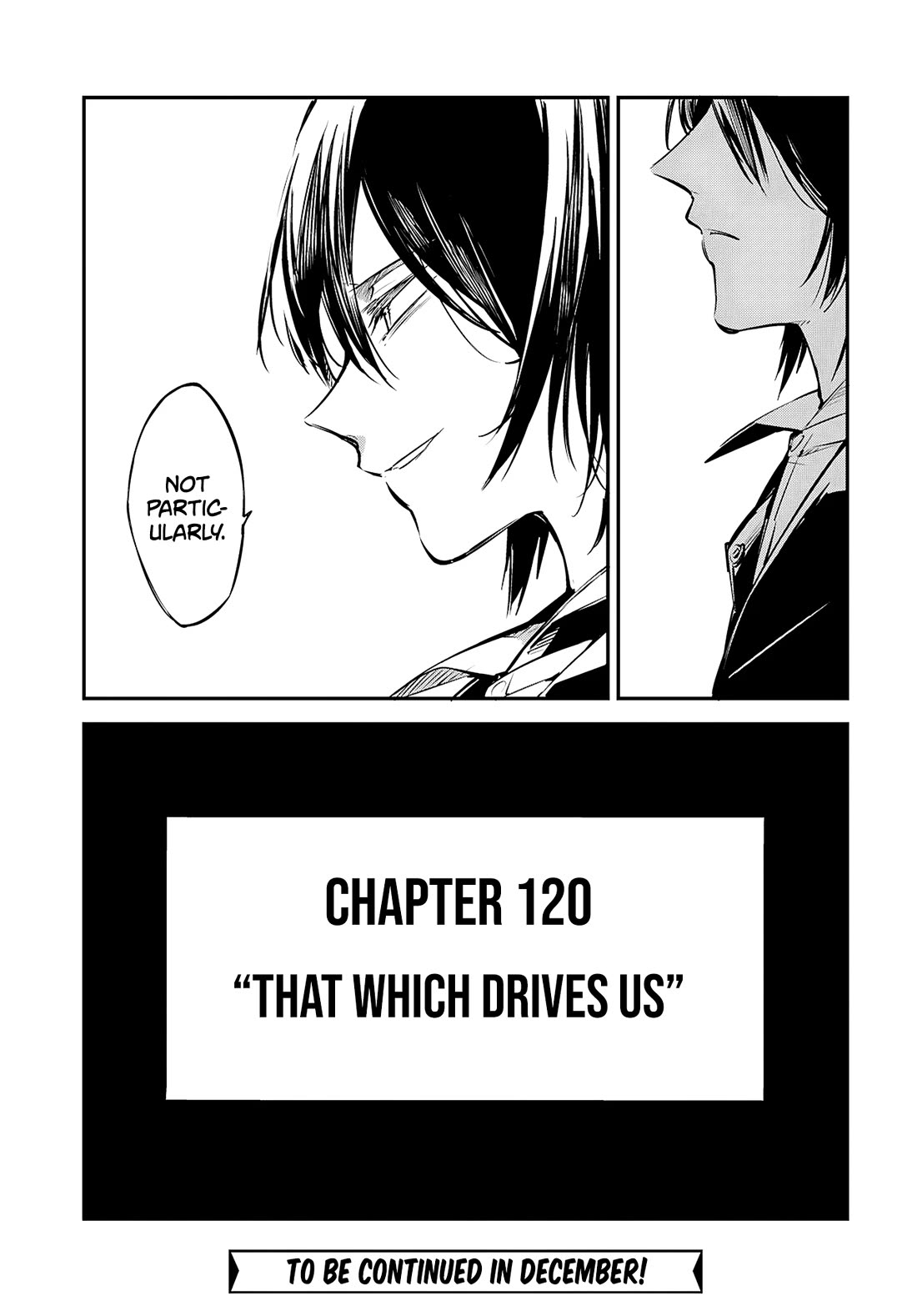 Bungou Stray Dogs Chapter 120 page 16 - Chapter 120: That Which Drives Us