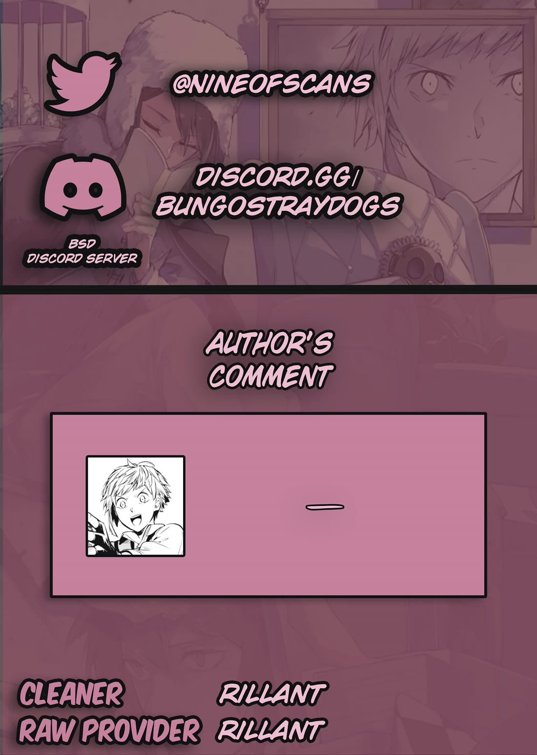 Bungou Stray Dogs Chapter 121.5 page 1 - Chapter 121.5: A Mysterious Thing Called "The Heart"