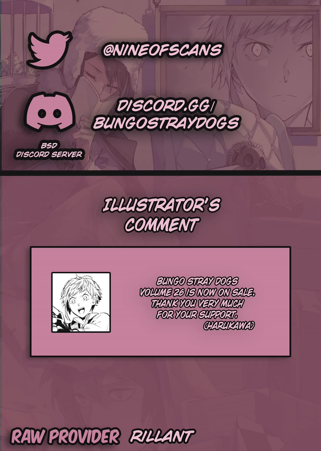 Bungou Stray Dogs Chapter 121 page 1 - Chapter 121