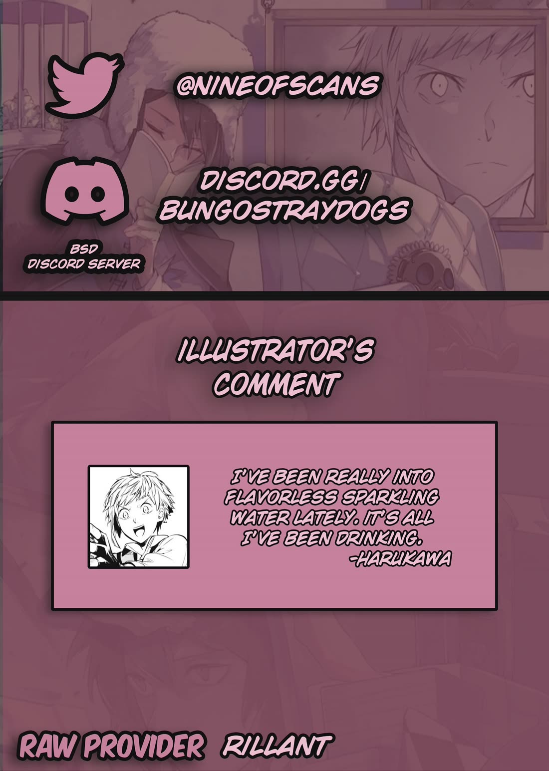 Bungou Stray Dogs Chapter 122 page 1 - Chapter 122: That Which Pushes Us Forward