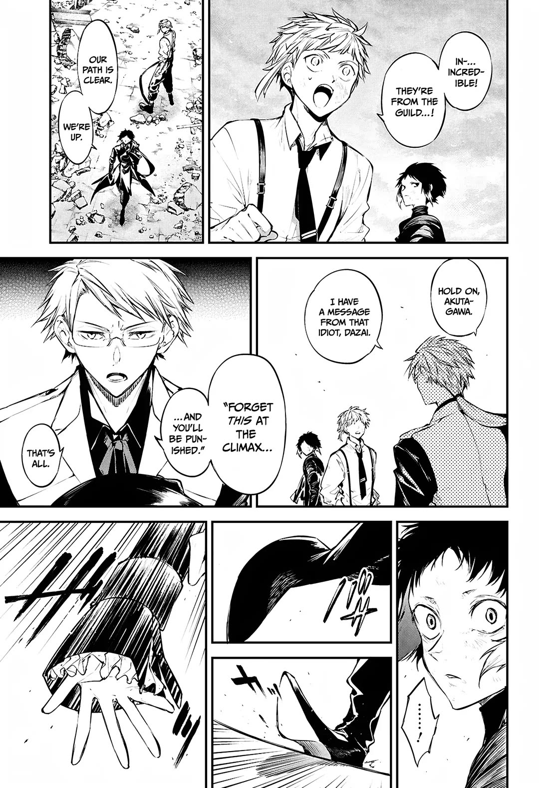 Bungou Stray Dogs Chapter 126 page 10 - Chapter 126: STRIKE BACK