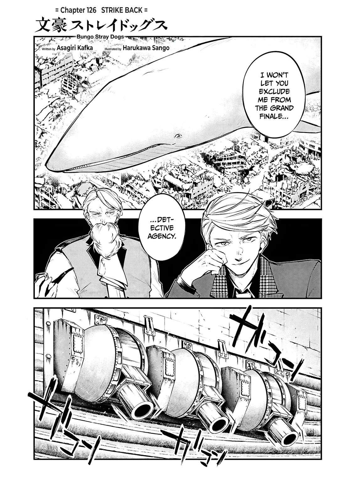 Bungou Stray Dogs Chapter 126 page 2 - Chapter 126: STRIKE BACK