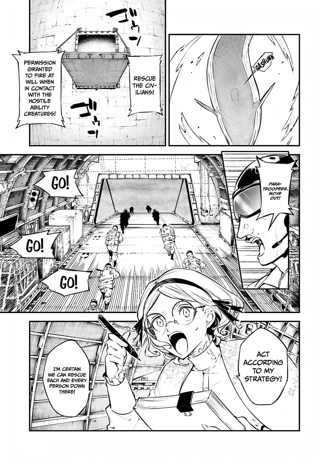 Bungou Stray Dogs Chapter 126 page 4 - Chapter 126: STRIKE BACK