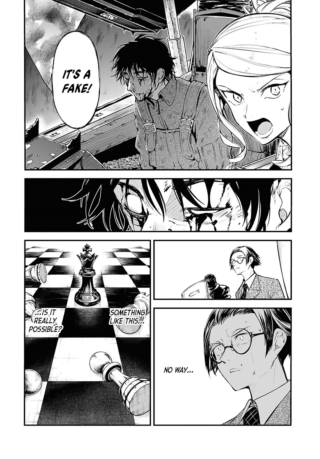 Bungou Stray Dogs Chapter 127 page 4 - Chapter 127: Parting Does Not Sound a Bell