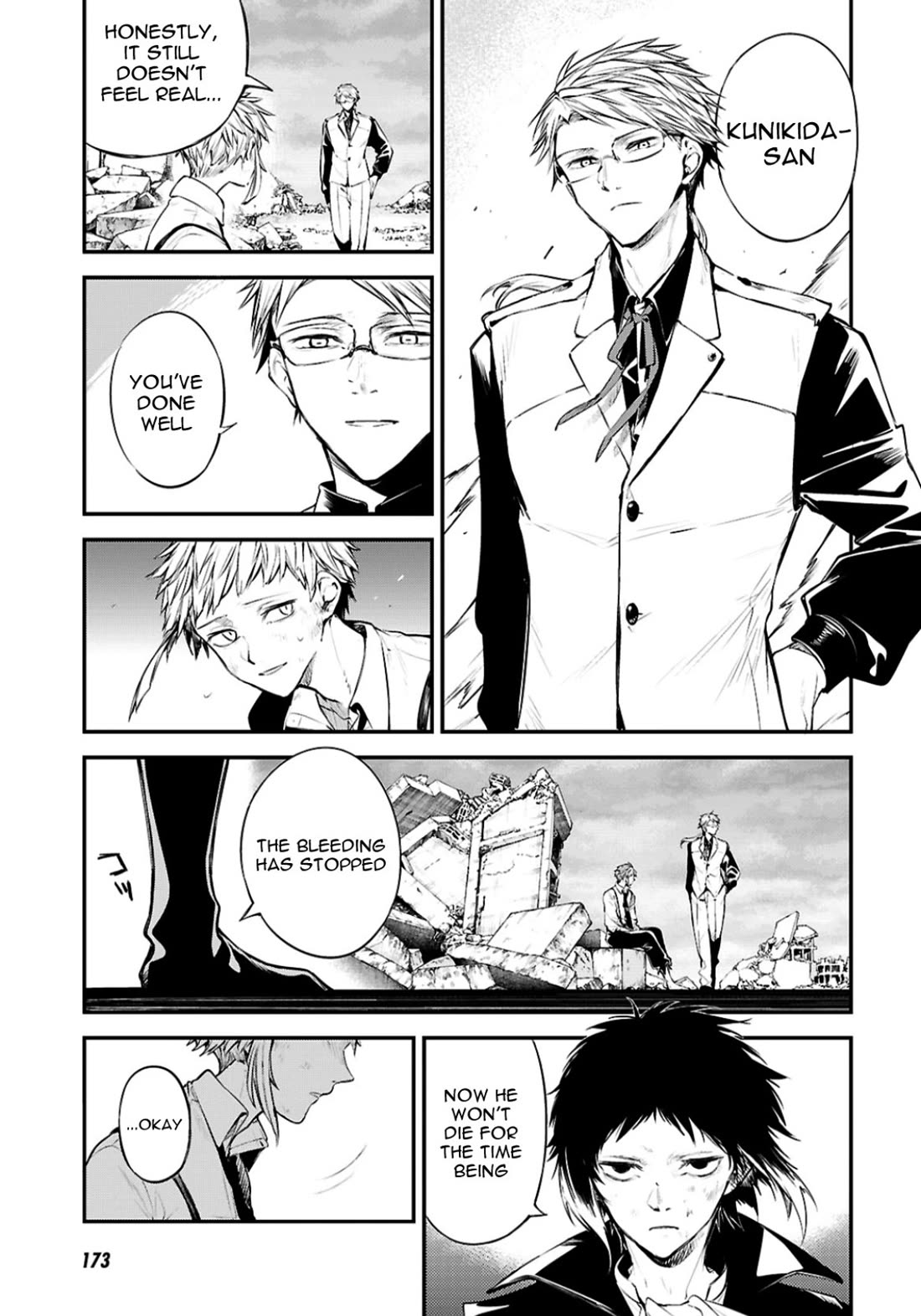 Bungou Stray Dogs Chapter 128 page 22 - Chapter 128: “A Farewell Won’t..”