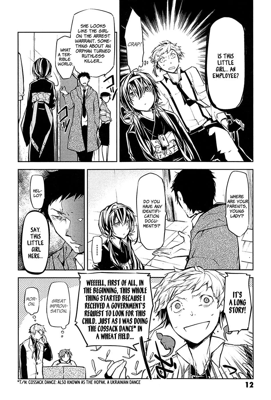 Bungou Stray Dogs Chapter 13 page 13 - Chapter 13: Ecstatic Detective Agency
