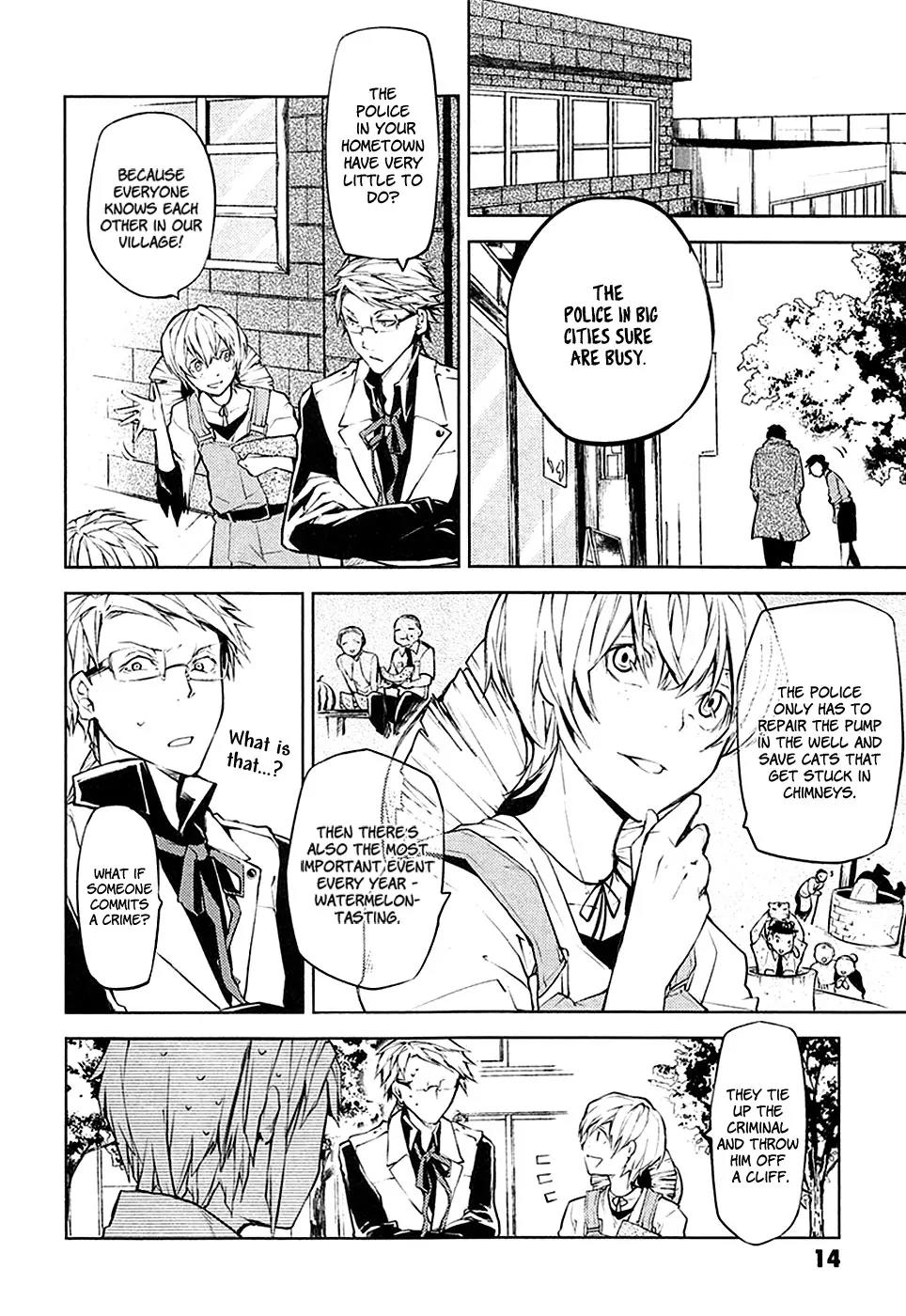 Bungou Stray Dogs Chapter 13 page 15 - Chapter 13: Ecstatic Detective Agency