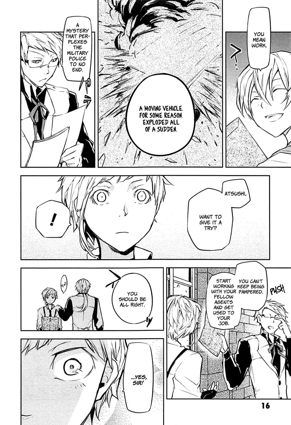 Bungou Stray Dogs Chapter 13 page 17 - Chapter 13: Ecstatic Detective Agency