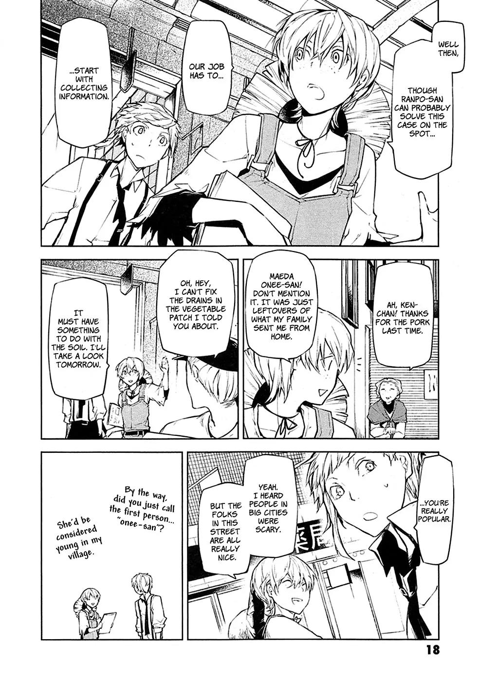 Bungou Stray Dogs Chapter 13 page 19 - Chapter 13: Ecstatic Detective Agency