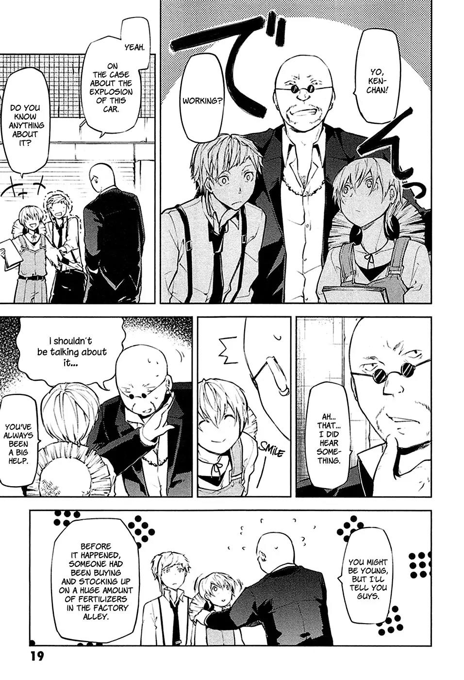 Bungou Stray Dogs Chapter 13 page 20 - Chapter 13: Ecstatic Detective Agency