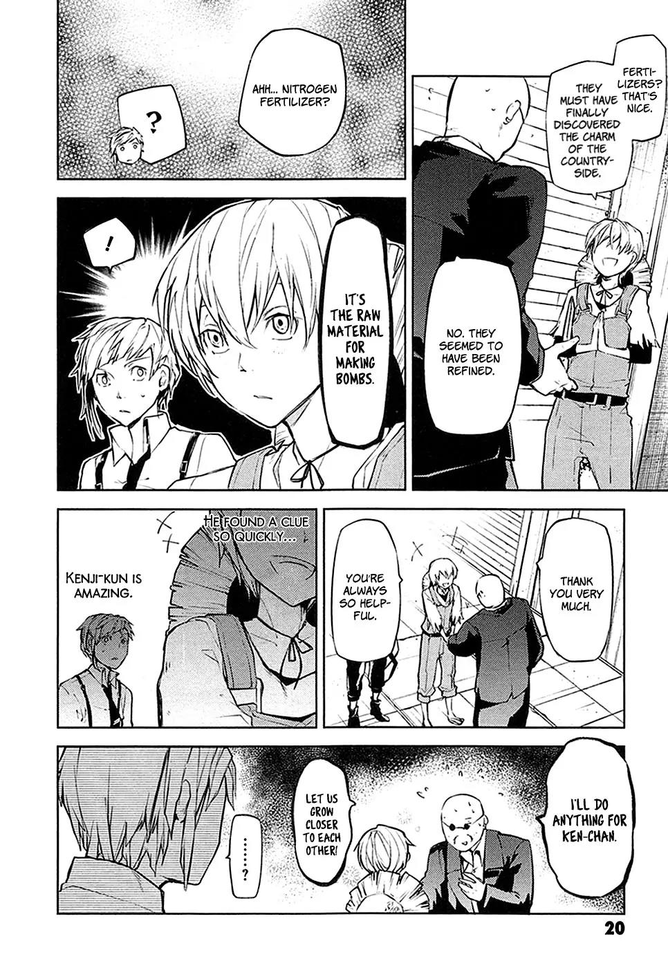 Bungou Stray Dogs Chapter 13 page 21 - Chapter 13: Ecstatic Detective Agency