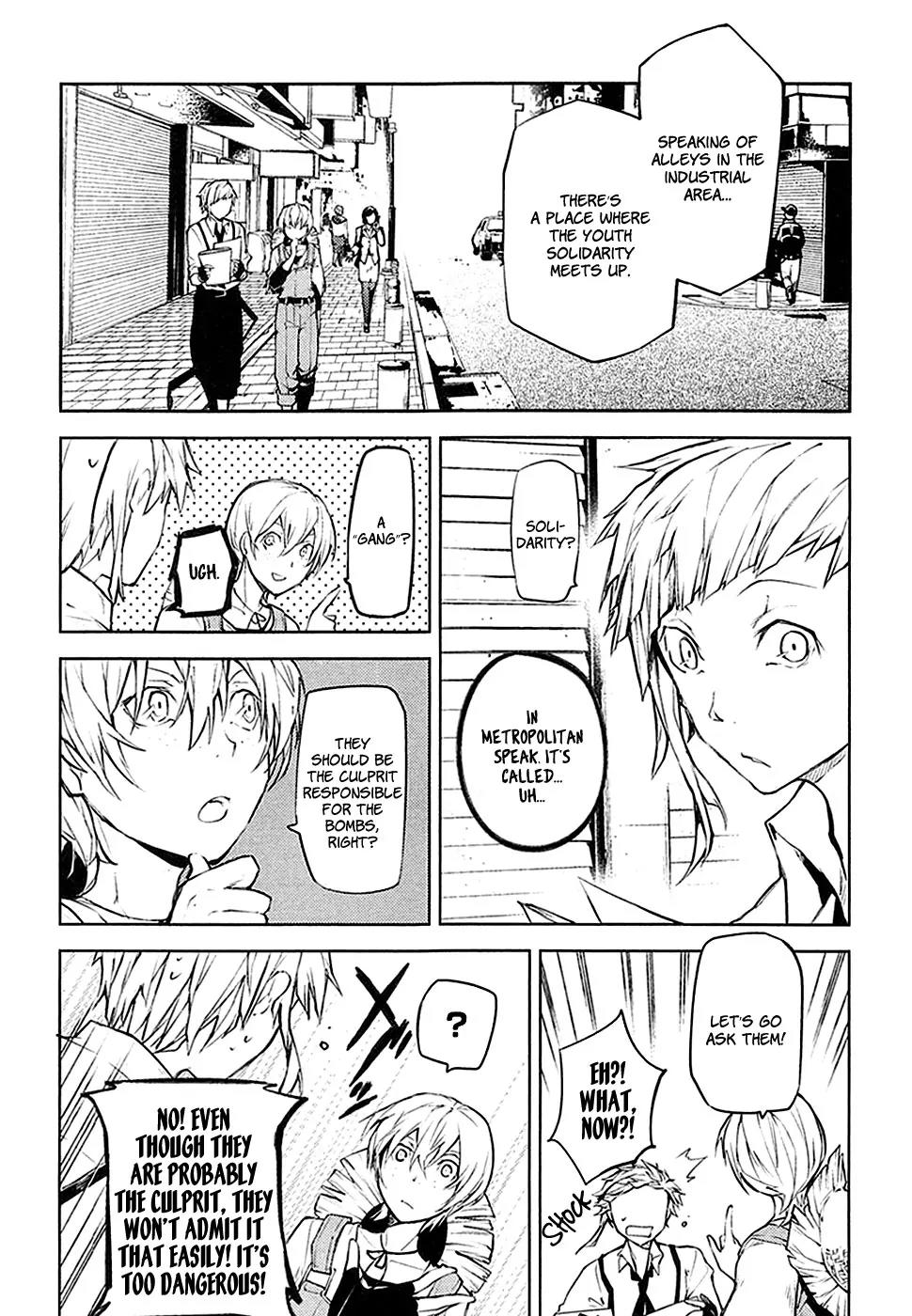 Bungou Stray Dogs Chapter 13 page 22 - Chapter 13: Ecstatic Detective Agency