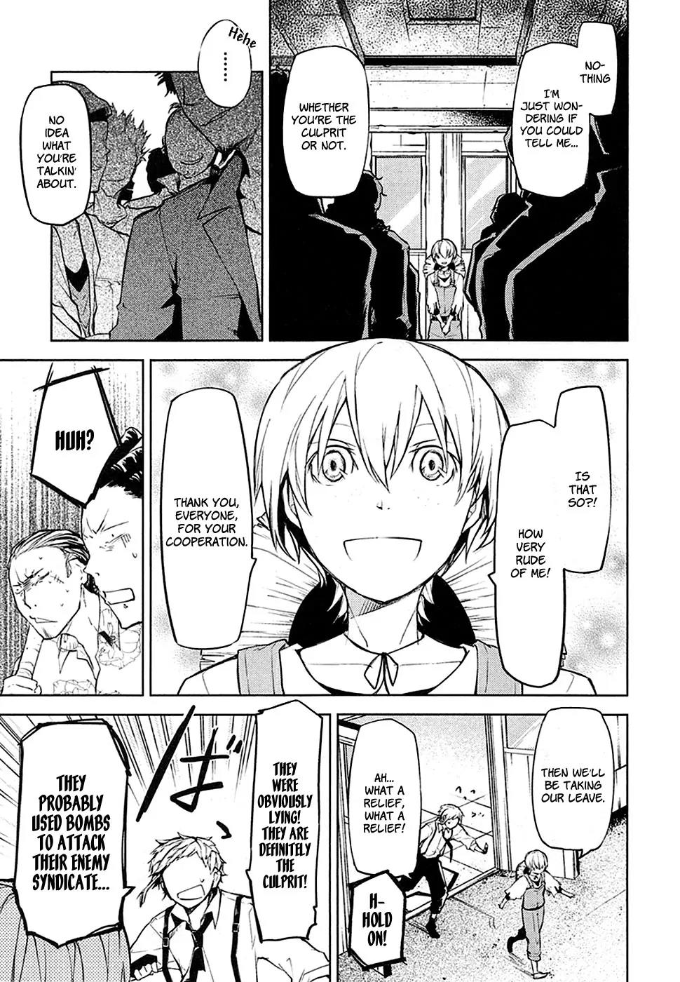 Bungou Stray Dogs Chapter 13 page 26 - Chapter 13: Ecstatic Detective Agency