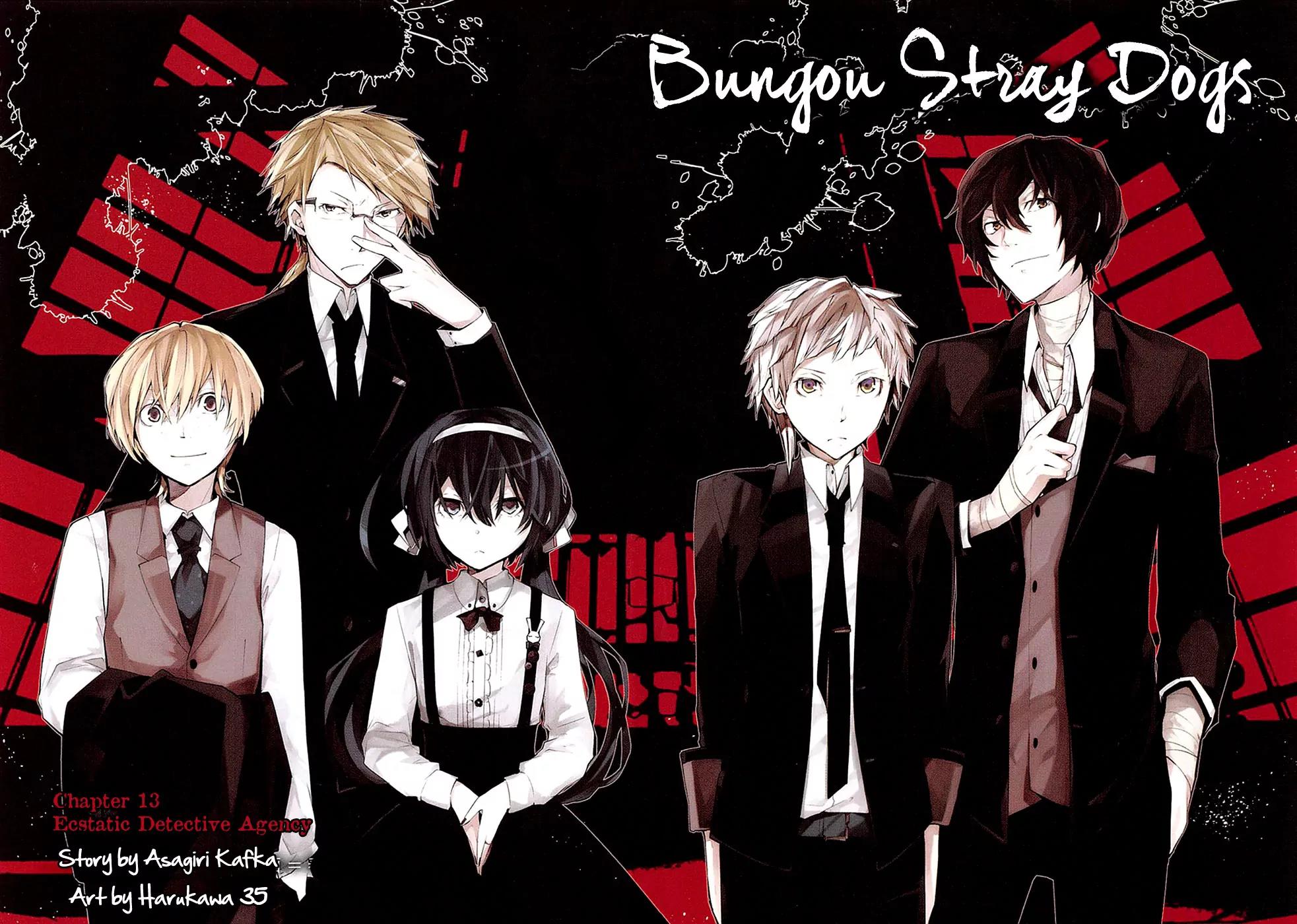 Bungou Stray Dogs Chapter 13 page 4 - Chapter 13: Ecstatic Detective Agency
