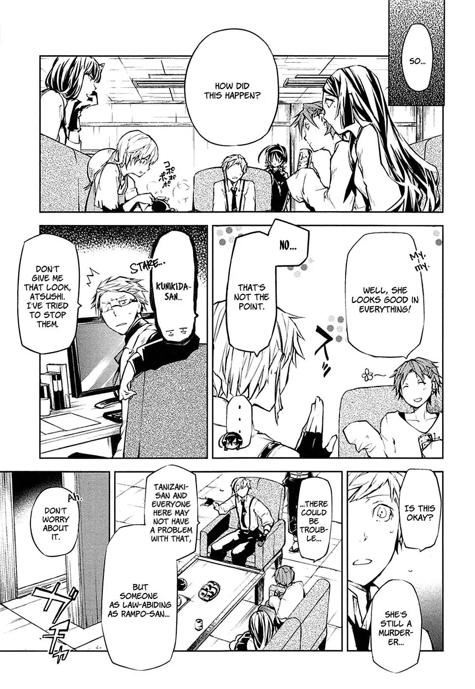 Bungou Stray Dogs Chapter 13 page 6 - Chapter 13: Ecstatic Detective Agency