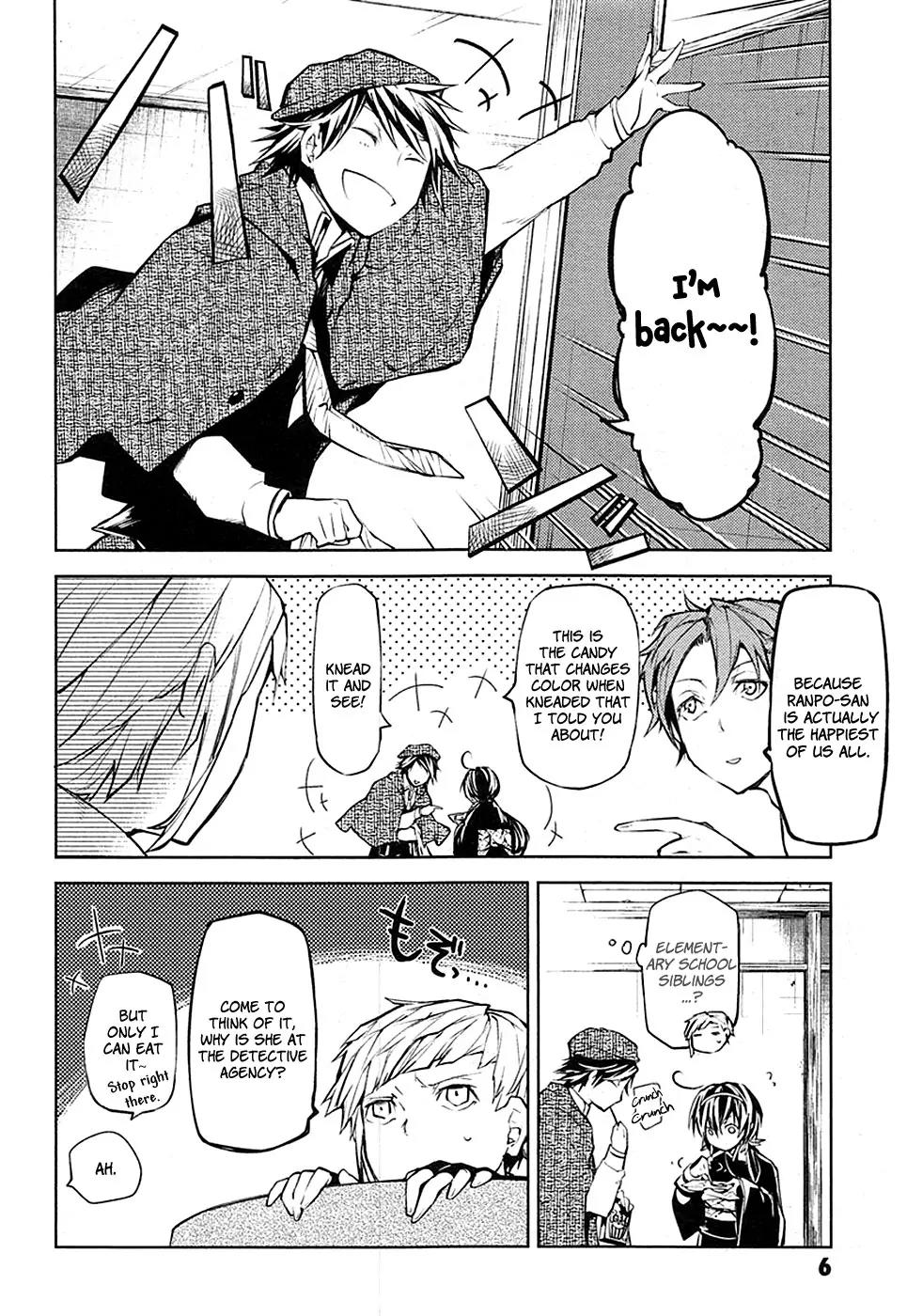 Bungou Stray Dogs Chapter 13 page 7 - Chapter 13: Ecstatic Detective Agency