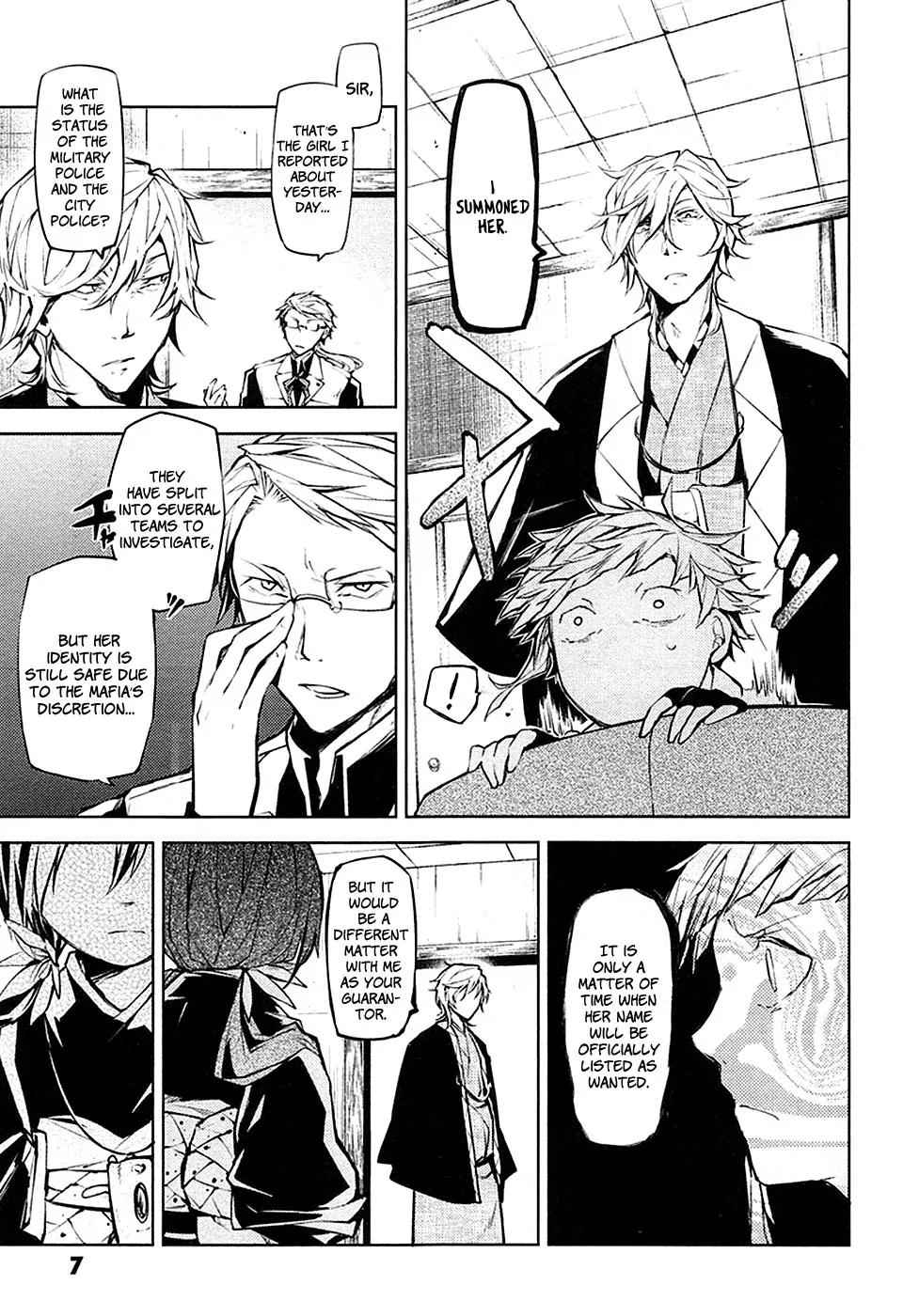 Bungou Stray Dogs Chapter 13 page 8 - Chapter 13: Ecstatic Detective Agency