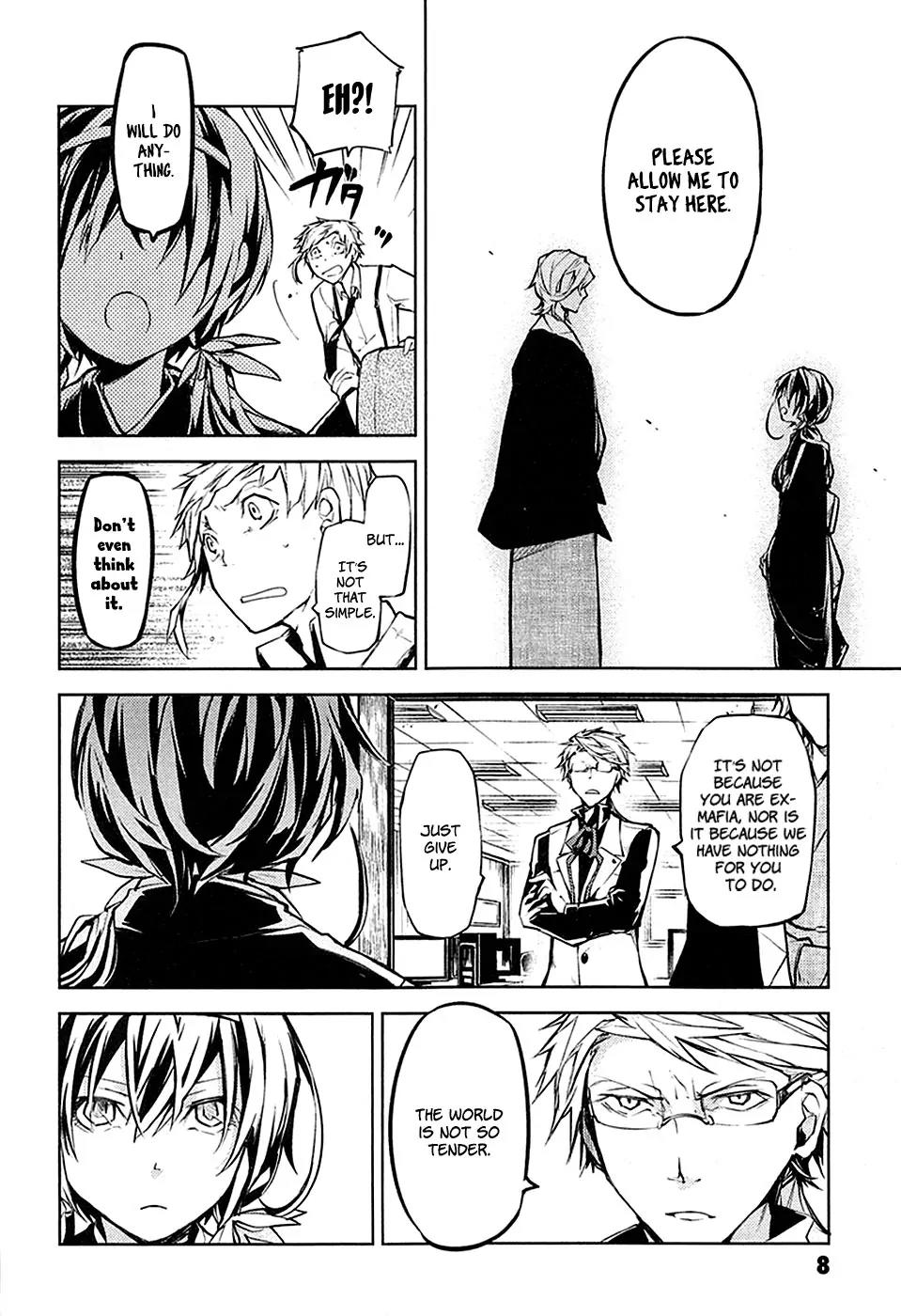 Bungou Stray Dogs Chapter 13 page 9 - Chapter 13: Ecstatic Detective Agency
