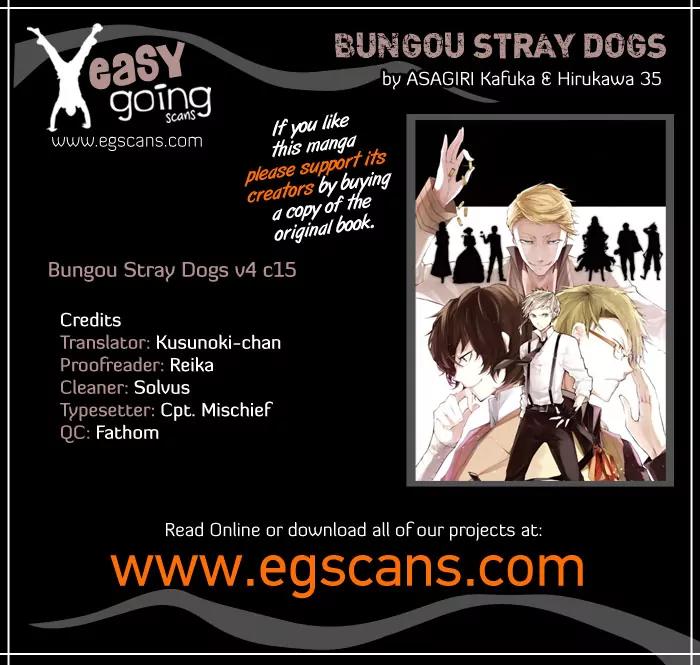 Bungou Stray Dogs Chapter 15 page 1 - Chapter 15: Born Back Ceaselessly into the Past - Part 1