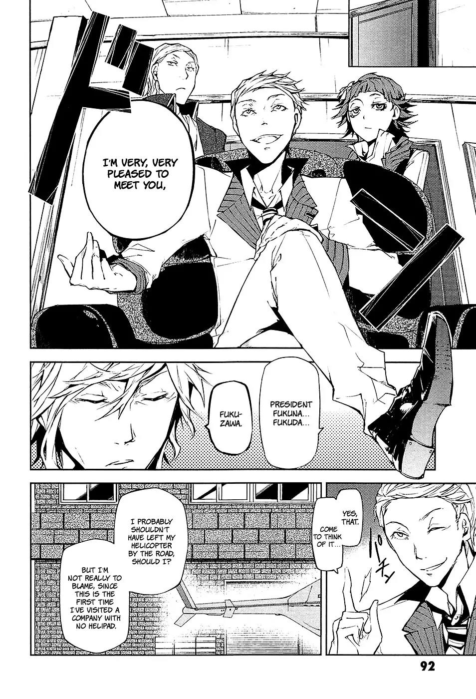 Bungou Stray Dogs Chapter 15 page 11 - Chapter 15: Born Back Ceaselessly into the Past - Part 1