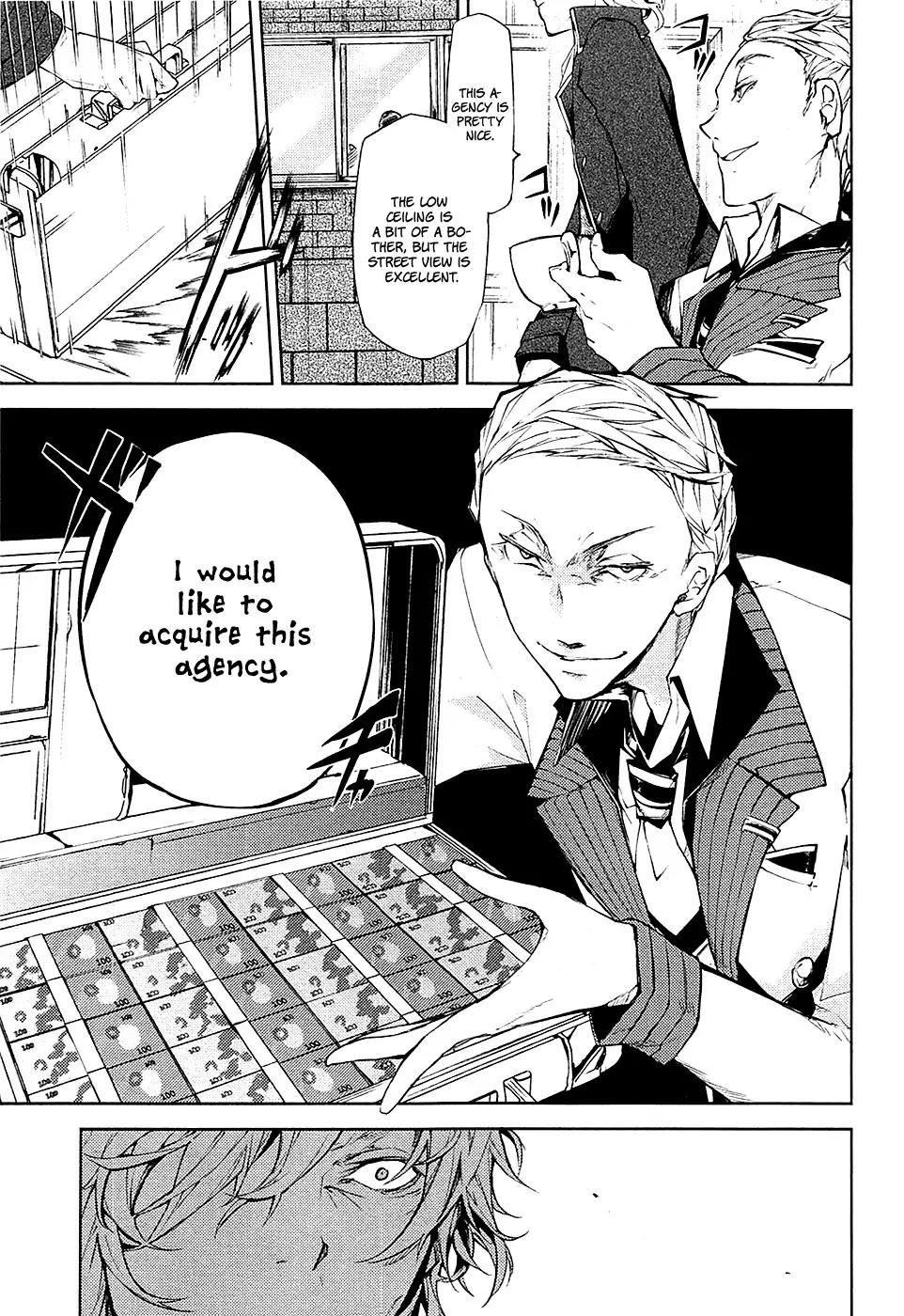 Bungou Stray Dogs Chapter 15 page 14 - Chapter 15: Born Back Ceaselessly into the Past - Part 1