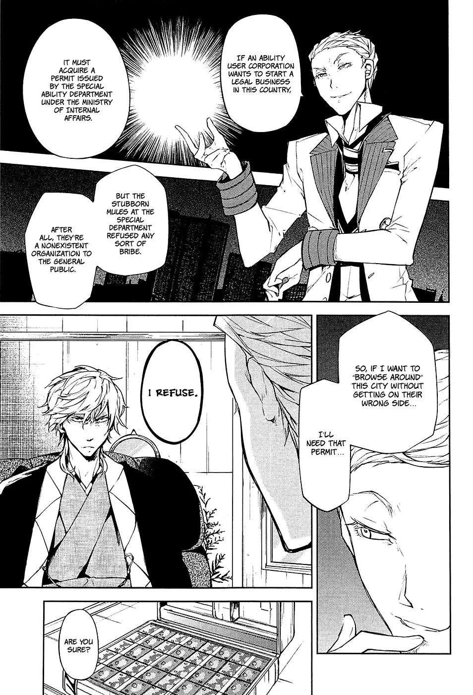 Bungou Stray Dogs Chapter 15 page 16 - Chapter 15: Born Back Ceaselessly into the Past - Part 1