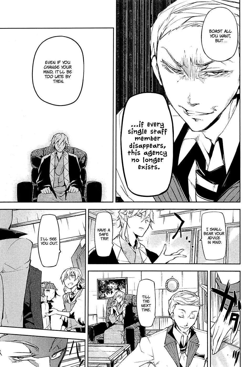 Bungou Stray Dogs Chapter 15 page 18 - Chapter 15: Born Back Ceaselessly into the Past - Part 1