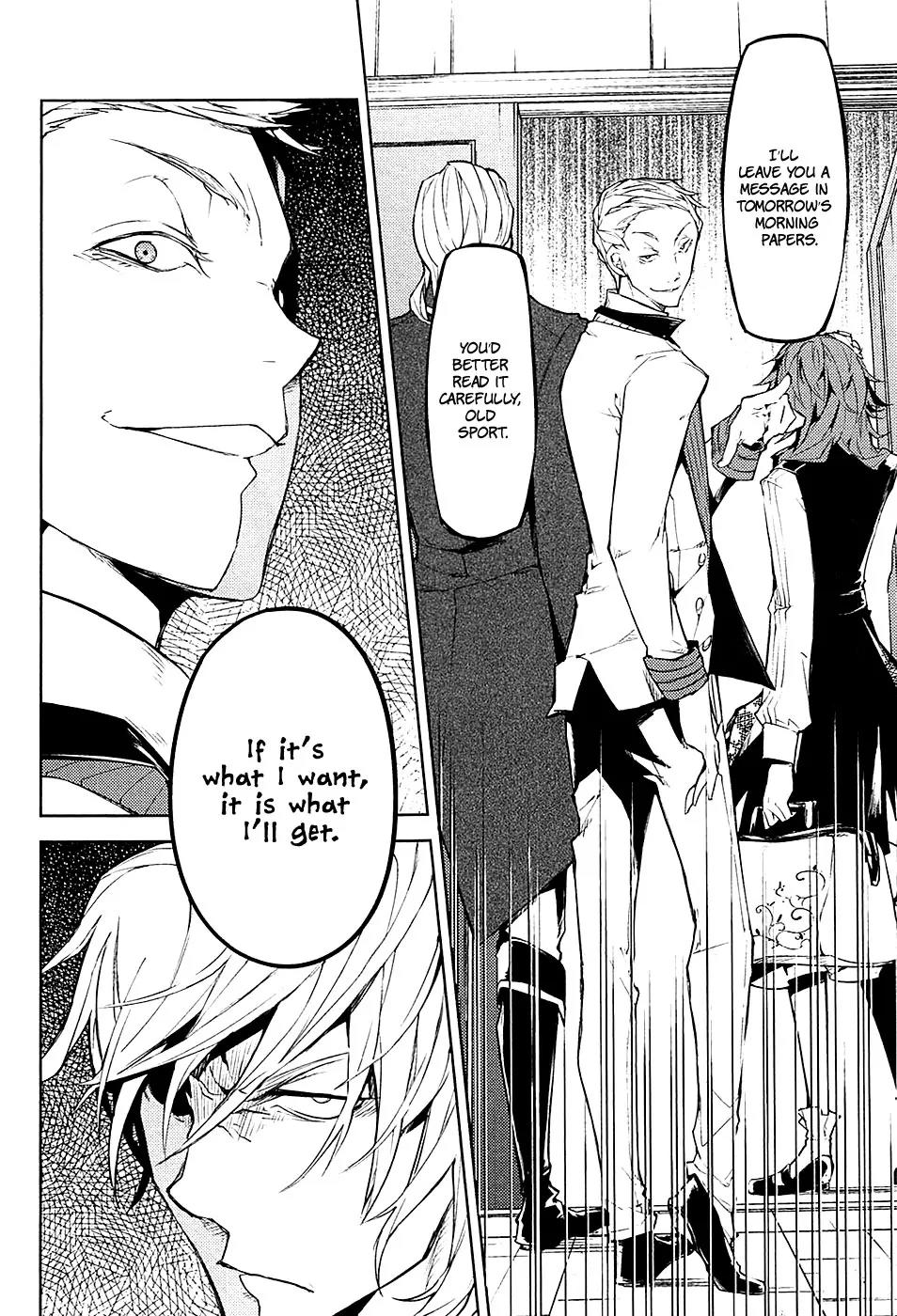 Bungou Stray Dogs Chapter 15 page 19 - Chapter 15: Born Back Ceaselessly into the Past - Part 1