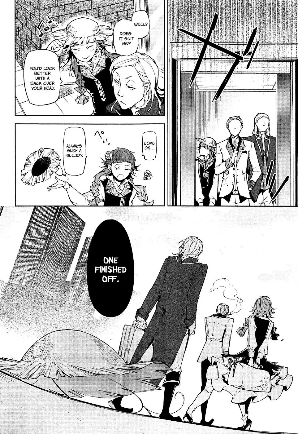 Bungou Stray Dogs Chapter 15 page 21 - Chapter 15: Born Back Ceaselessly into the Past - Part 1