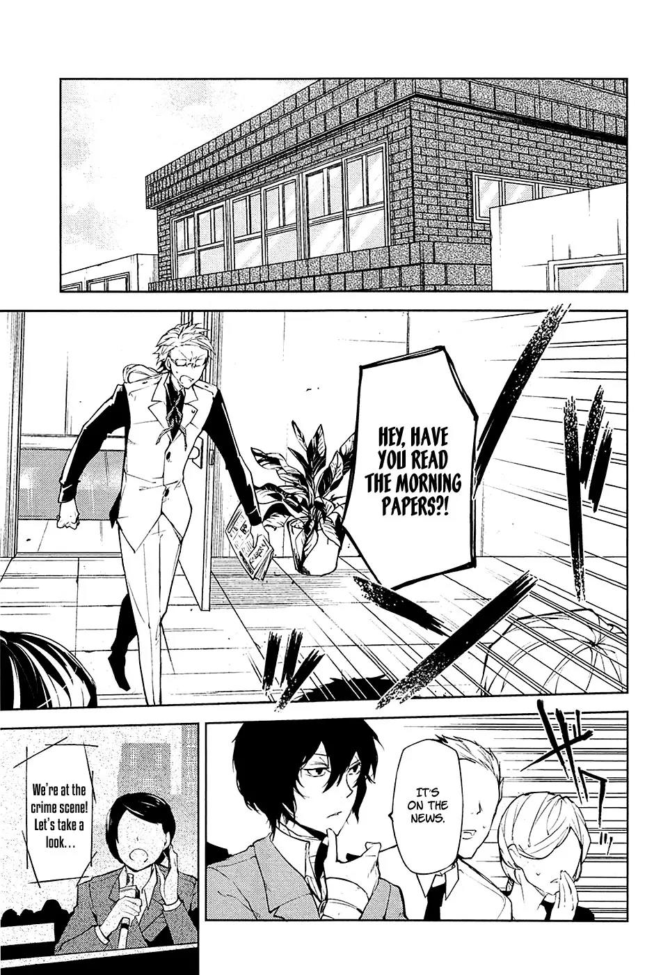 Bungou Stray Dogs Chapter 15 page 22 - Chapter 15: Born Back Ceaselessly into the Past - Part 1