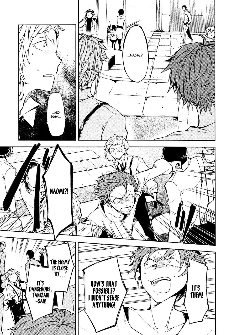 Bungou Stray Dogs Chapter 15 page 28 - Chapter 15: Born Back Ceaselessly into the Past - Part 1