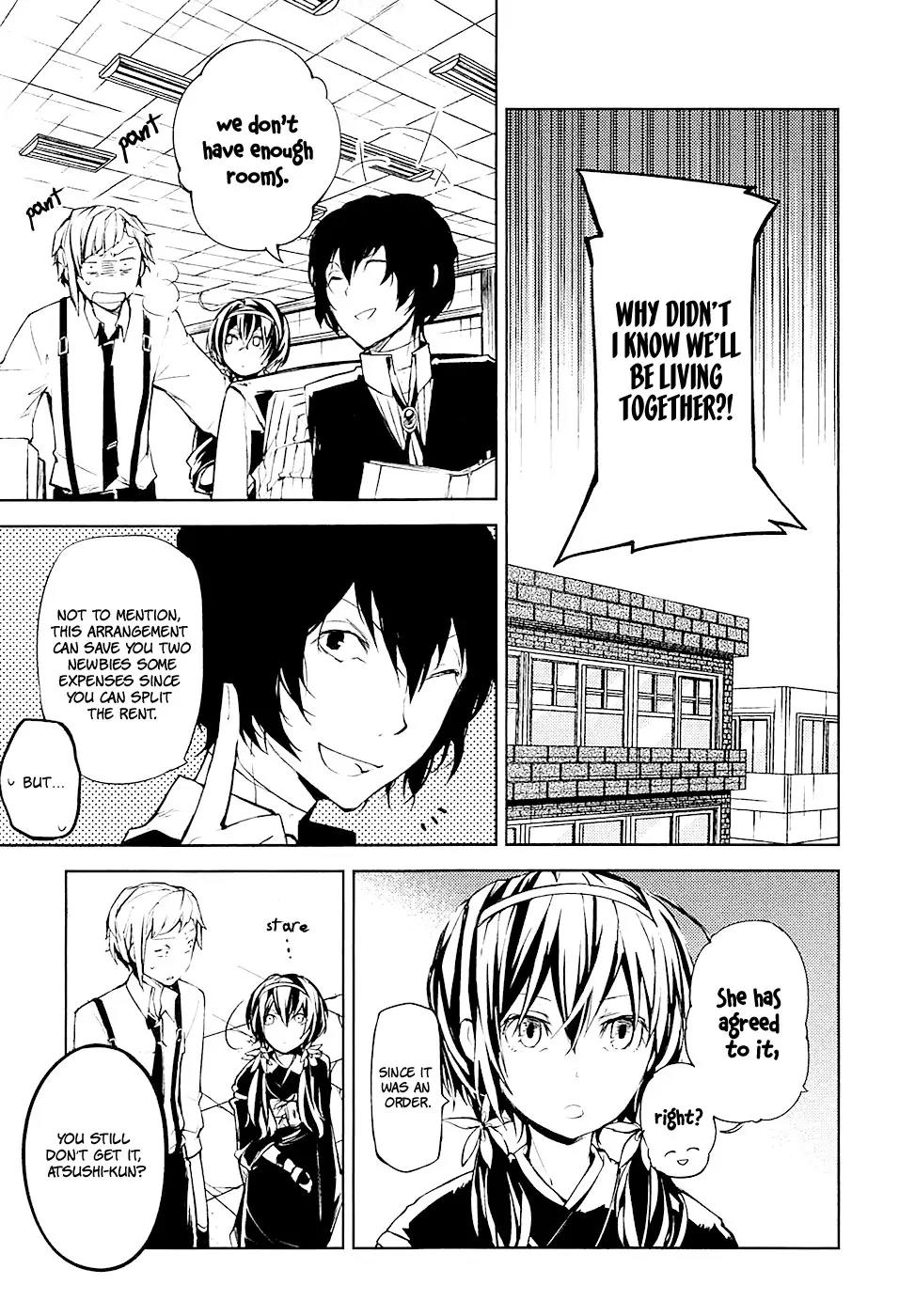 Bungou Stray Dogs Chapter 15 page 4 - Chapter 15: Born Back Ceaselessly into the Past - Part 1