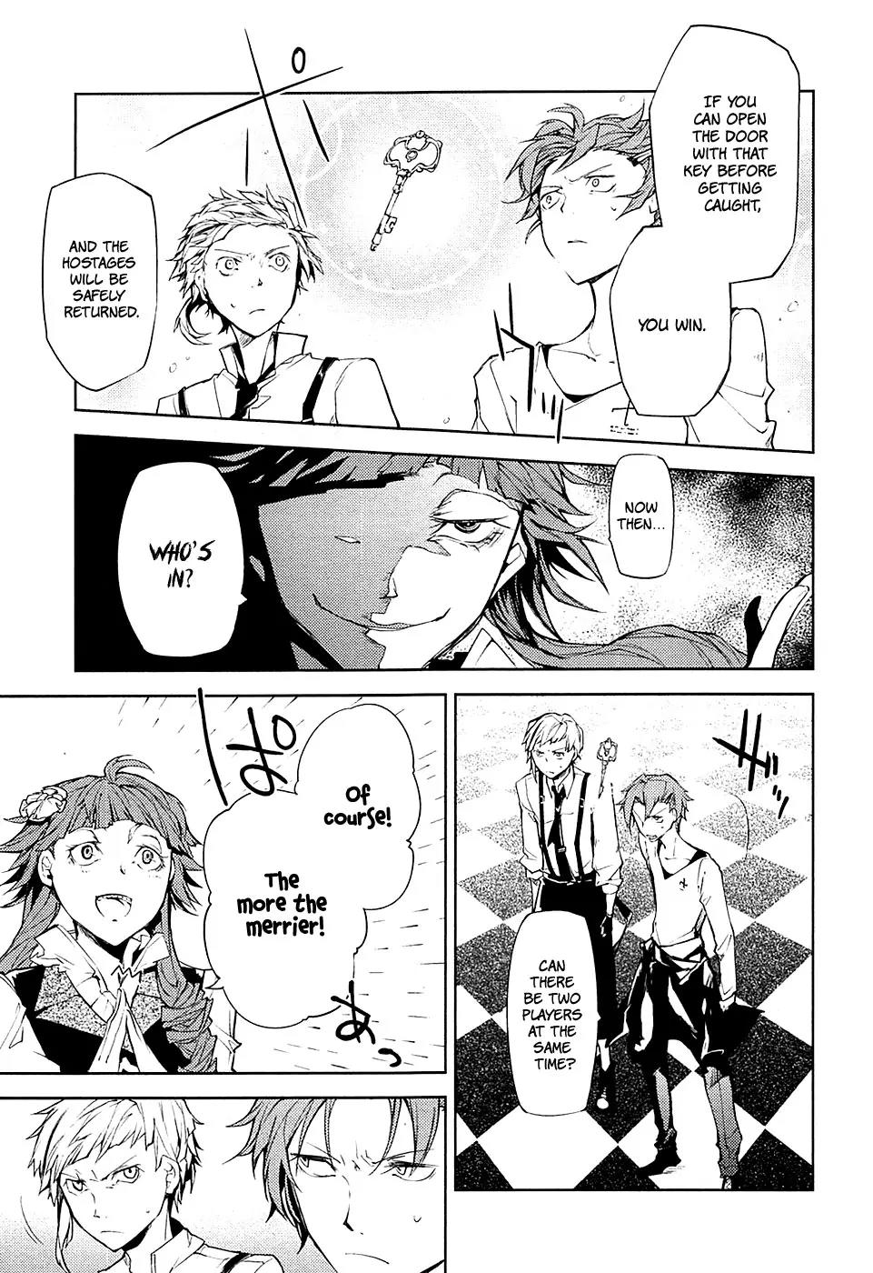 Bungou Stray Dogs Chapter 15 page 40 - Chapter 15: Born Back Ceaselessly into the Past - Part 1