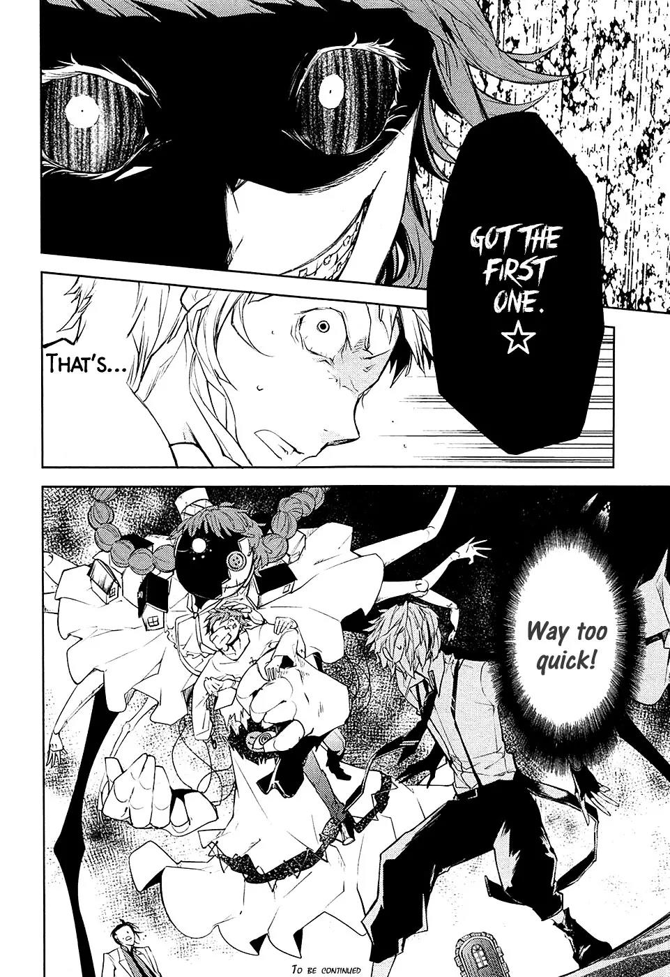 Bungou Stray Dogs Chapter 15 page 43 - Chapter 15: Born Back Ceaselessly into the Past - Part 1