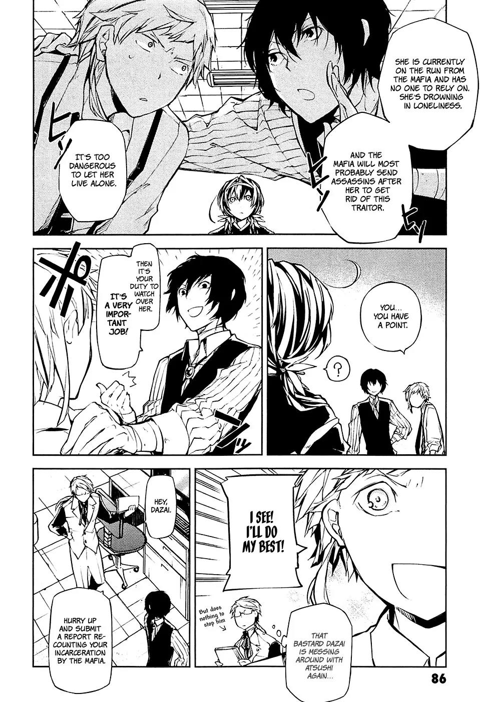 Bungou Stray Dogs Chapter 15 page 5 - Chapter 15: Born Back Ceaselessly into the Past - Part 1