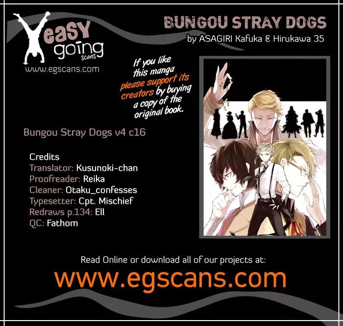 Bungou Stray Dogs Chapter 16 page 1 - Chapter 16: Born Back Ceaselessly into the Past - Part 2