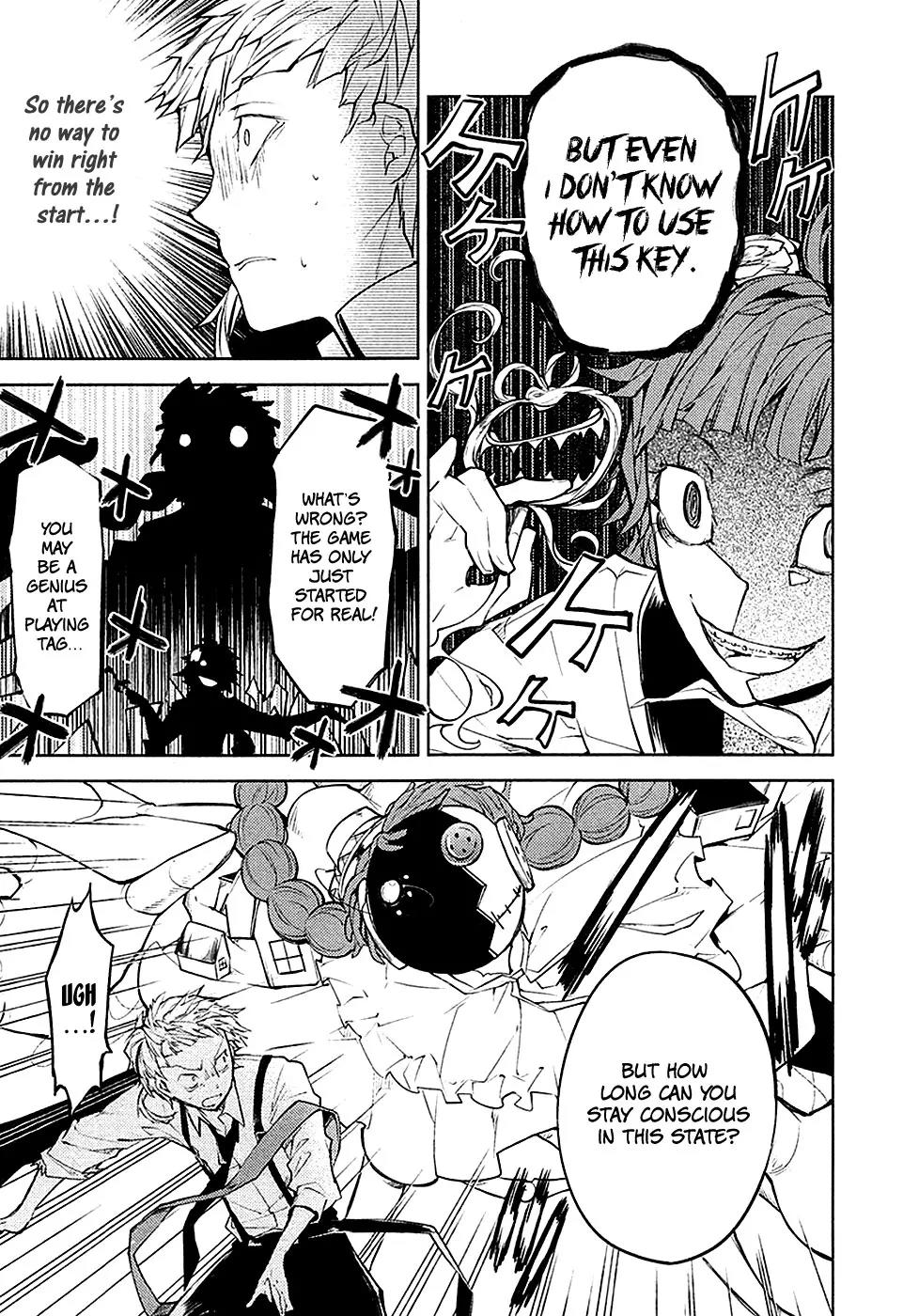 Bungou Stray Dogs Chapter 16 page 14 - Chapter 16: Born Back Ceaselessly into the Past - Part 2