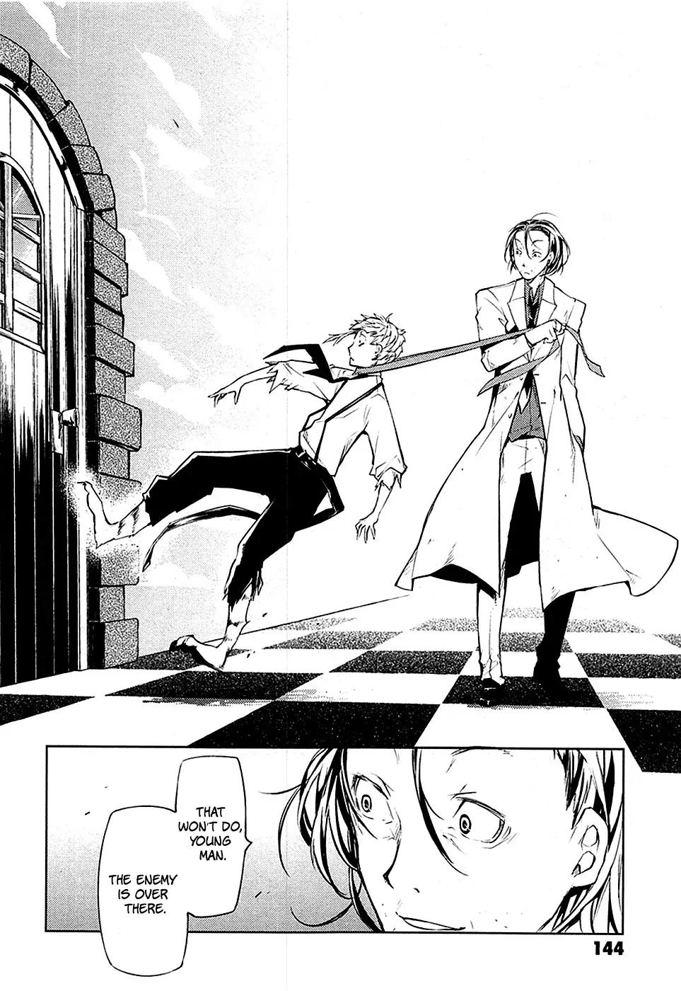 Bungou Stray Dogs Chapter 16 page 17 - Chapter 16: Born Back Ceaselessly into the Past - Part 2