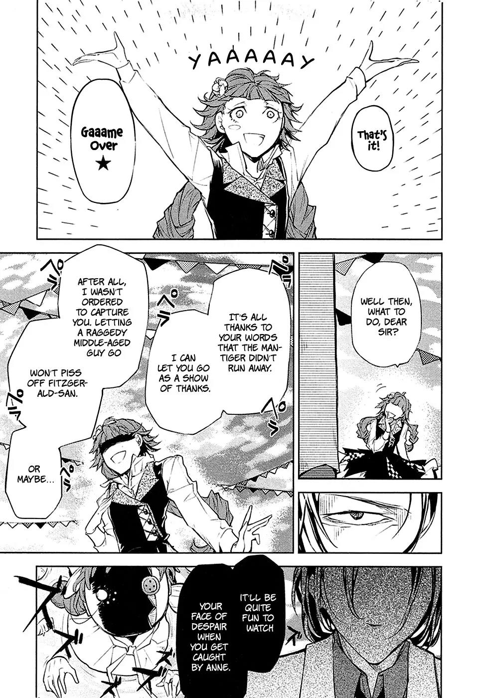 Bungou Stray Dogs Chapter 16 page 24 - Chapter 16: Born Back Ceaselessly into the Past - Part 2