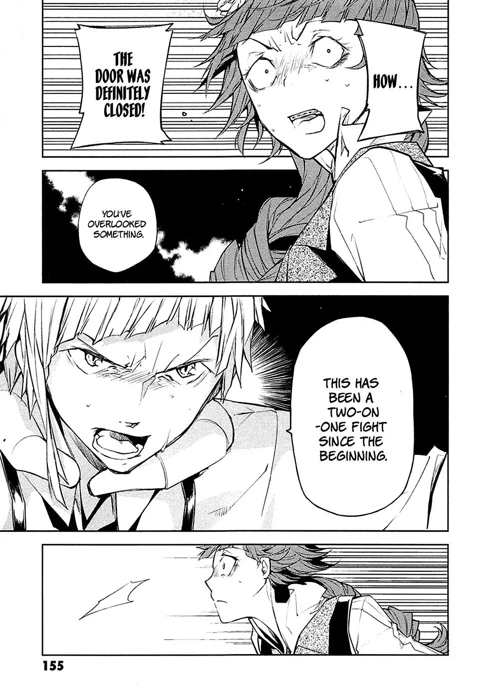 Bungou Stray Dogs Chapter 16 page 28 - Chapter 16: Born Back Ceaselessly into the Past - Part 2