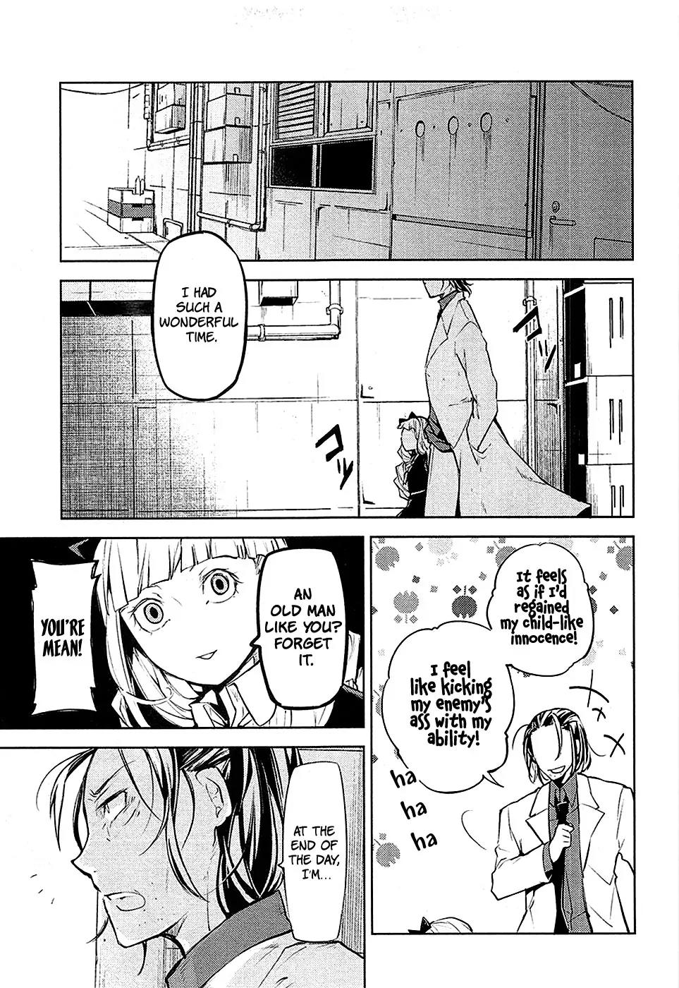 Bungou Stray Dogs Chapter 16 page 44 - Chapter 16: Born Back Ceaselessly into the Past - Part 2