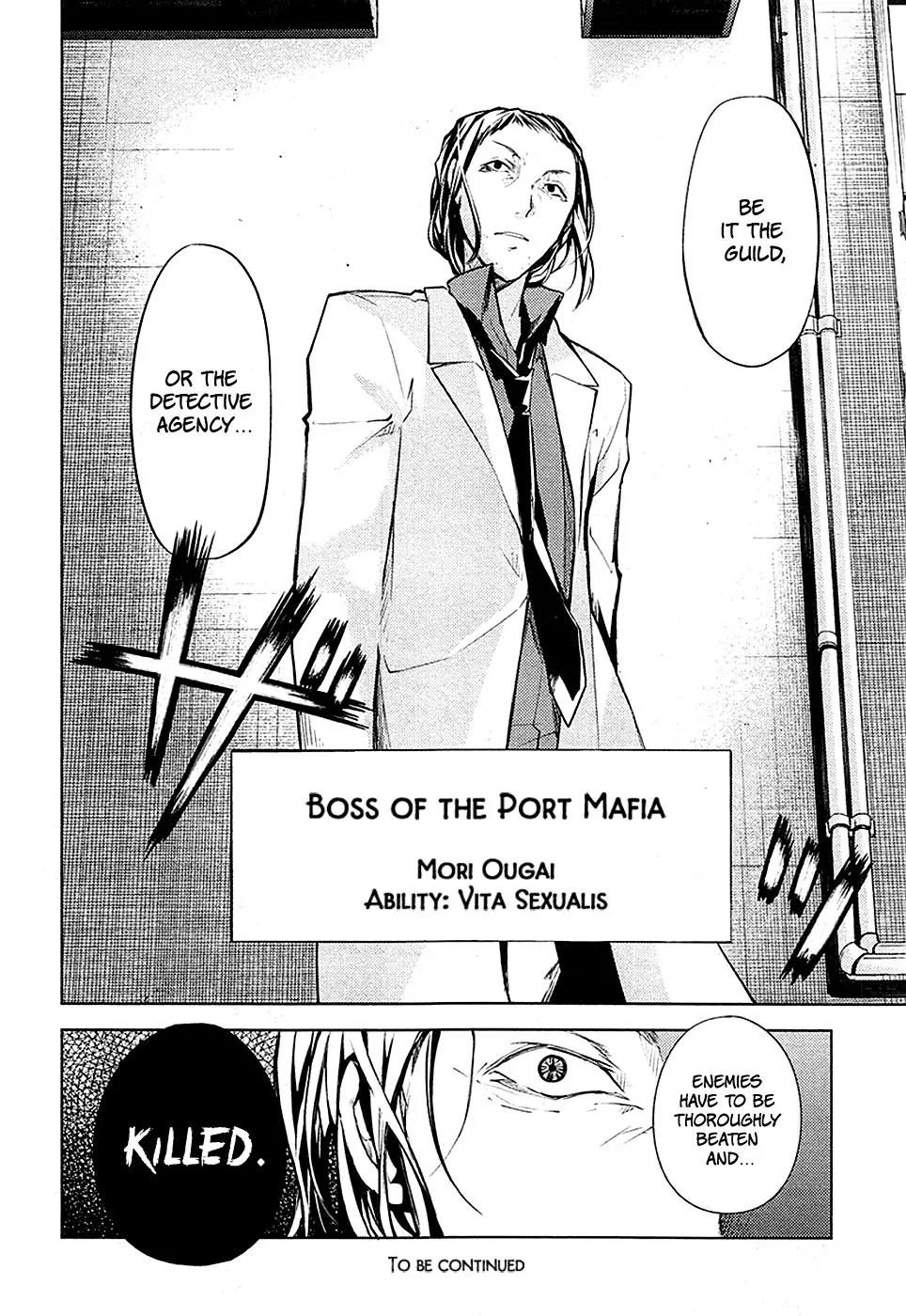 Bungou Stray Dogs Chapter 16 page 51 - Chapter 16: Born Back Ceaselessly into the Past - Part 2