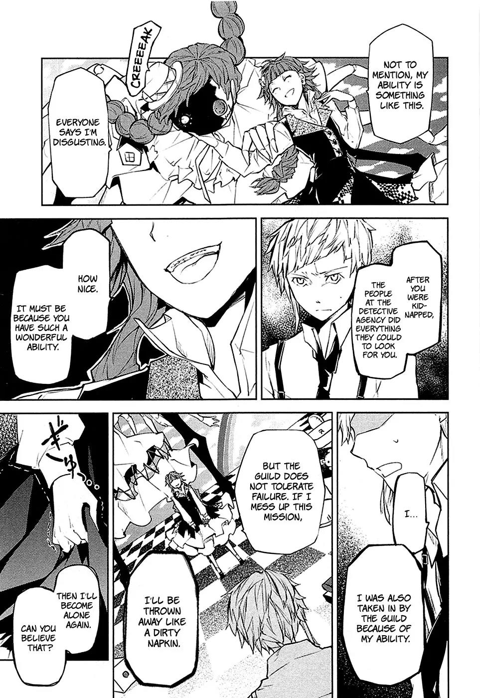 Bungou Stray Dogs Chapter 16 page 8 - Chapter 16: Born Back Ceaselessly into the Past - Part 2