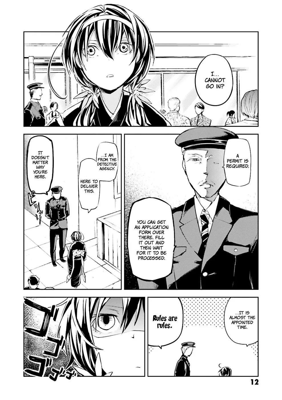 Bungou Stray Dogs Chapter 17 page 13 - Chapter 17: he First Mission