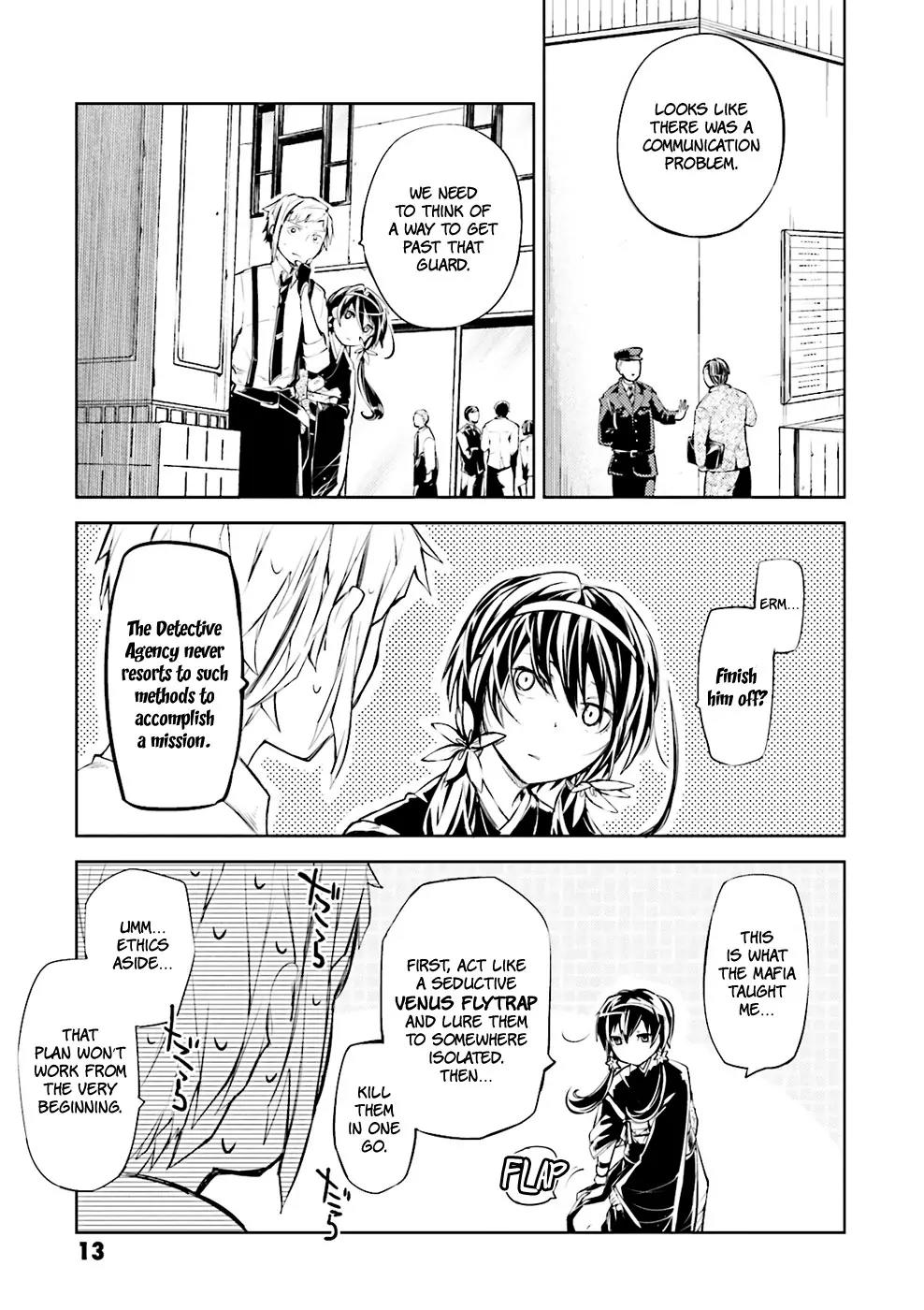 Bungou Stray Dogs Chapter 17 page 14 - Chapter 17: he First Mission