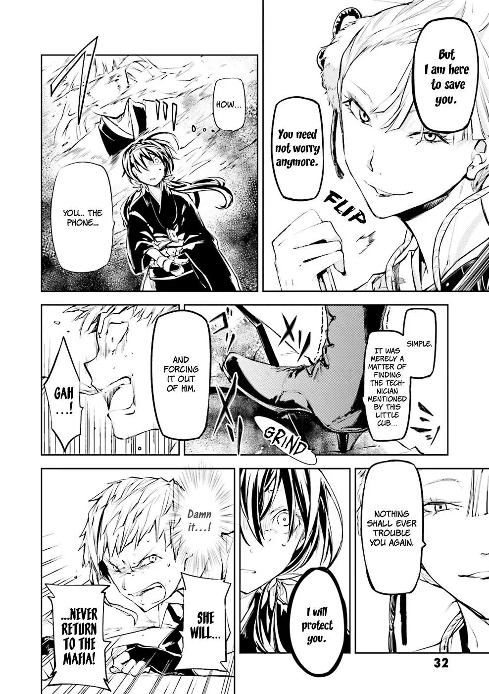 Bungou Stray Dogs Chapter 17 page 33 - Chapter 17: he First Mission