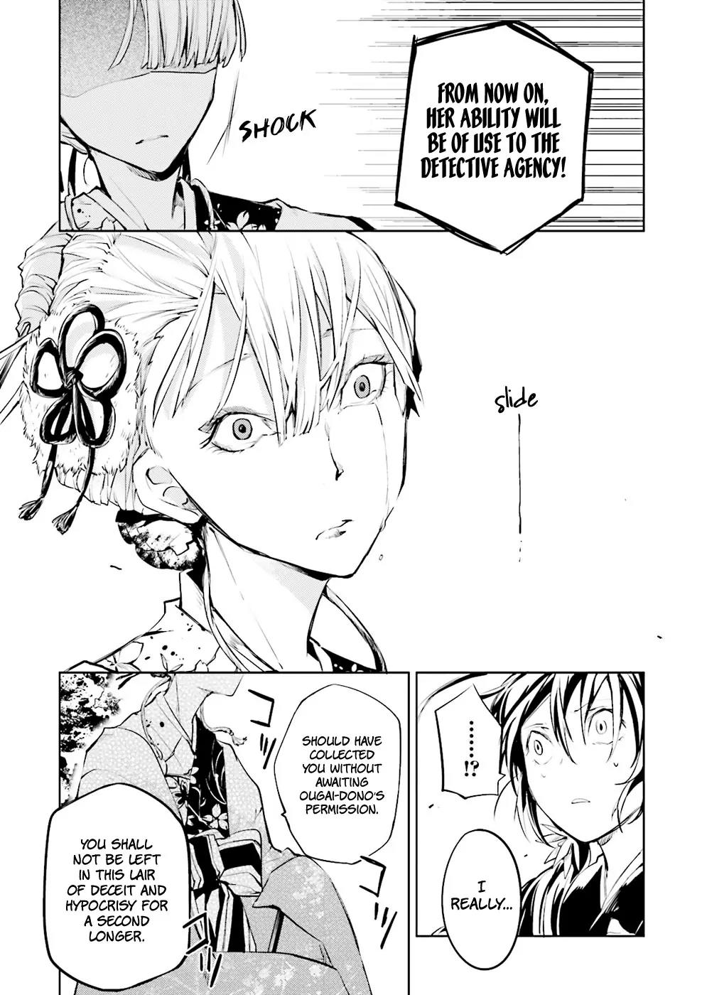 Bungou Stray Dogs Chapter 17 page 34 - Chapter 17: he First Mission