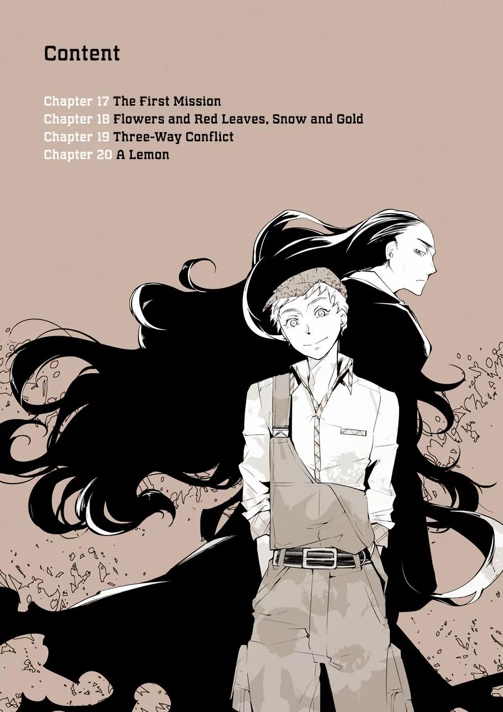 Bungou Stray Dogs Chapter 17 page 5 - Chapter 17: he First Mission